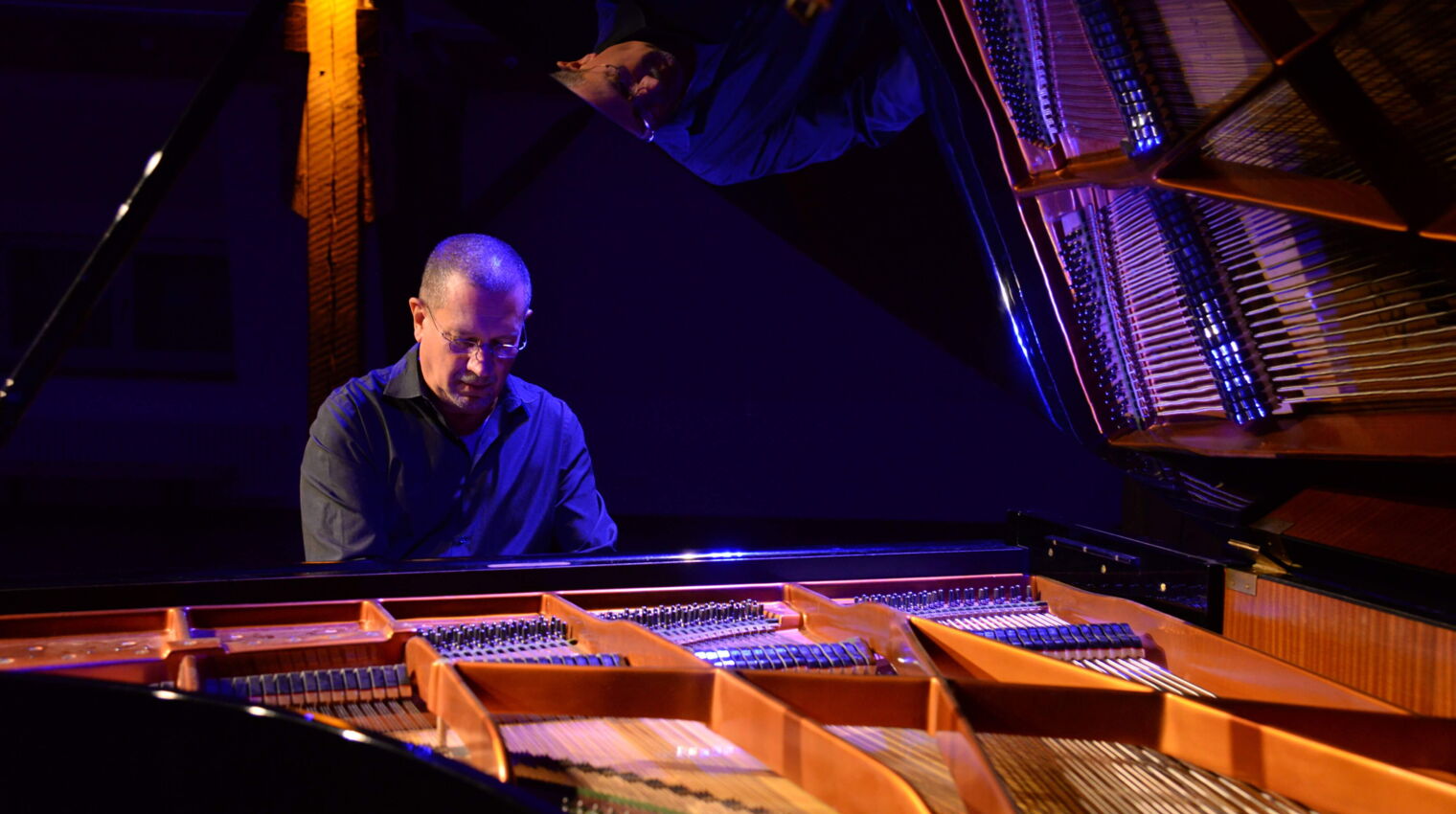 Ein grandioser Auftrakt: Chris Jarrett spielte auf der Studiobühne. Foto: EFS