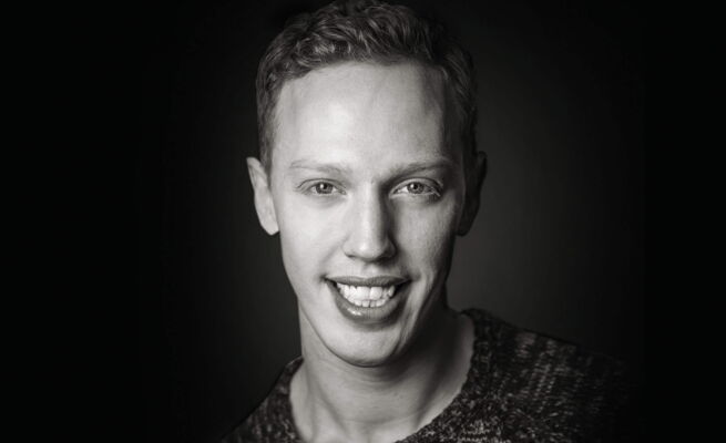 Arvid Johansson als Hortensio 